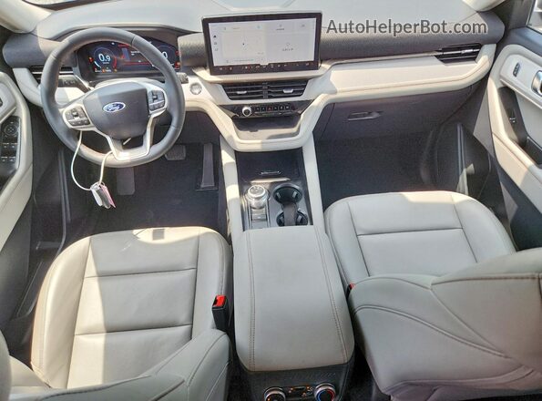 1FMUK7DH1SGC01545 2025 FORD EXPLORER Blue Widok deski rozdzielczej