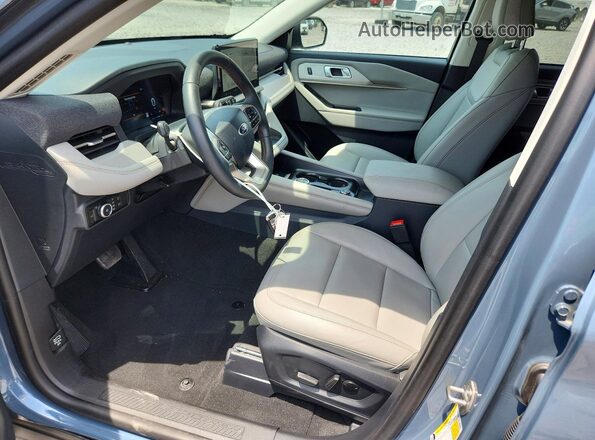 1FMUK7DH1SGC01545 2025 FORD EXPLORER Blue Widok wnętrza z przodu