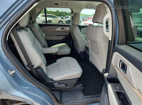 1FMUK7DH1SGC01545 2025 FORD EXPLORER Blue Widok wnętrza z tyłu
