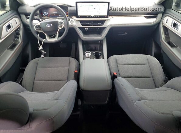 1FMUK7DH2TGA18950 2026 FORD EXPLORER Gray წინა პანელის ხედი