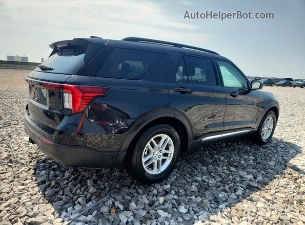 1FMUK7DH5SGC61568 2025 FORD EXPLORER Black უკანა მარჯვენა