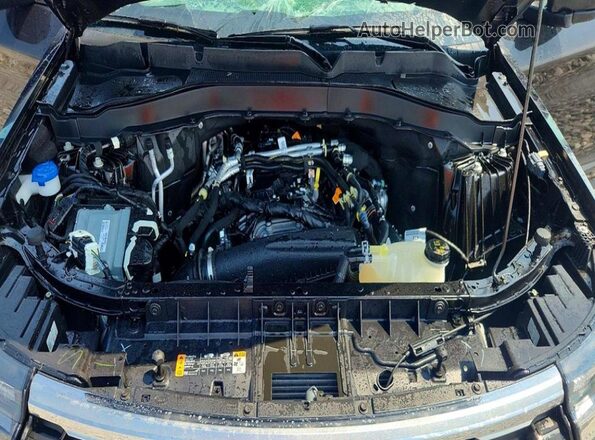 1FMUK7DH5SGC61568 2025 FORD EXPLORER Black ძრავის განყოფილების ხედი