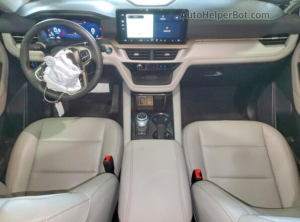 1FMUK7DH6SGC00682 2025 FORD EXPLORER Gray Widok deski rozdzielczej