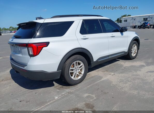 1FMUK7DH7SGC57957 2025 FORD EXPLORER White Հետևի աջ