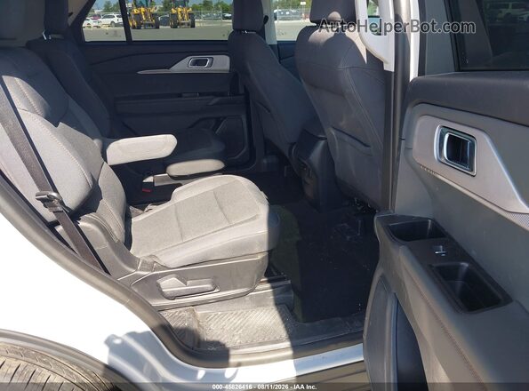 1FMUK7DH7SGC57957 2025 FORD EXPLORER White VIN կոդի պիտակի տեսք