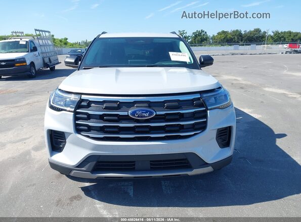 1FMUK7DH7SGC57957 2025 FORD EXPLORER White Սալոնի հետևի տեսք