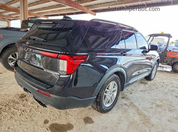 1FMUK7DH8SGA22970 2025 FORD EXPLORER Black Задня права чверть