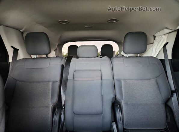 1FMUK7DH8SGA22970 2025 FORD EXPLORER Black Вид задніх сидінь