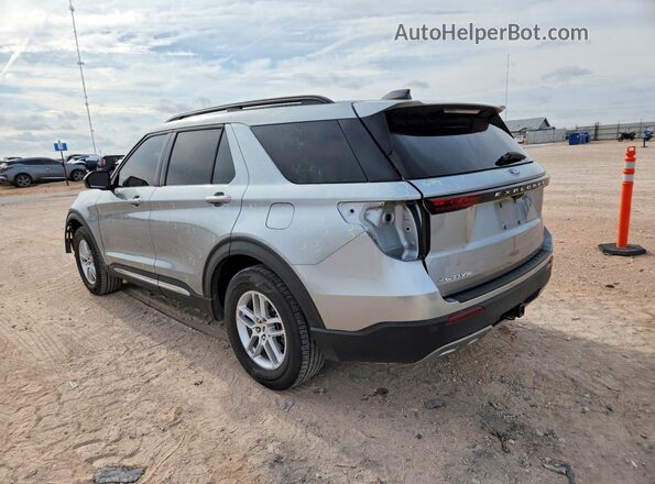 1FMUK7DH8SGA67567 2025 FORD EXPLORER Silver Trasero izquierdo