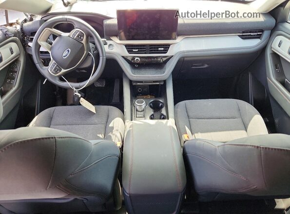 1FMUK7DH8SGC66912 2025 FORD EXPLORER Gray Вид панелі приладів