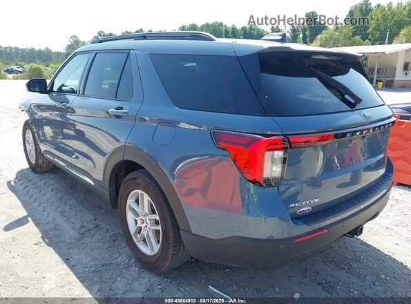 1FMUK7DH9SGC37130 2025 FORD EXPLORER Серый Задняя левая четверть