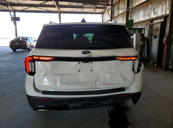 1FMUK7KH0SGA62477 2025 FORD EXPLORER White Vista trasera