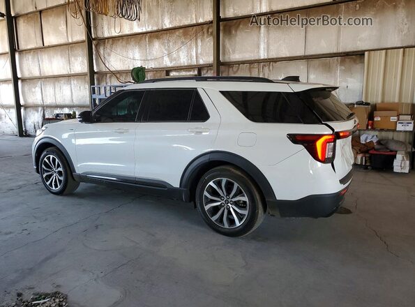 1FMUK7KH0SGA62477 2025 FORD EXPLORER White Trasero izquierdo