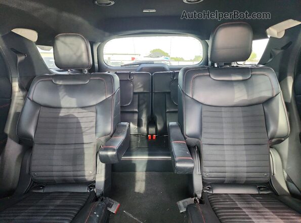 1FMUK7KH2SGC16915 2025 FORD EXPLORER Black Вид задніх сидінь