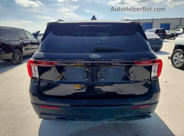 1FMUK7KH2SGC16915 2025 FORD EXPLORER Black Вид ззаду