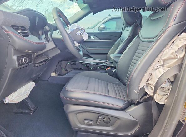 1FMUK7KH2SGC16915 2025 FORD EXPLORER Black Вид салону спереду