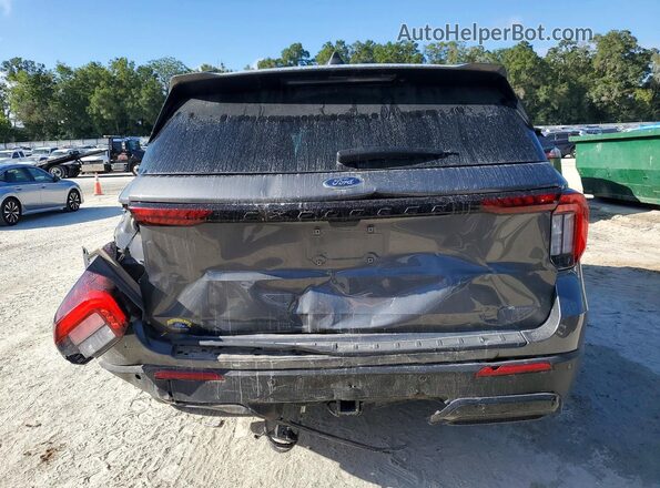 1FMUK7KH2SGC17255 2025 FORD EXPLORER Gray Вид ззаду