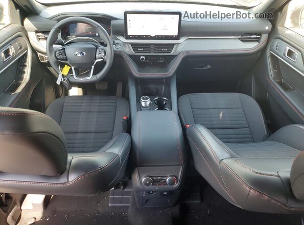1FMUK7KH4TGA56229 2026 FORD EXPLORER Black Dashboard view