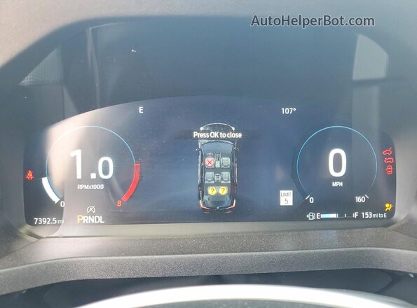 1FMUK7KH4TGA56229 2026 FORD EXPLORER Black Instrument cluster view
