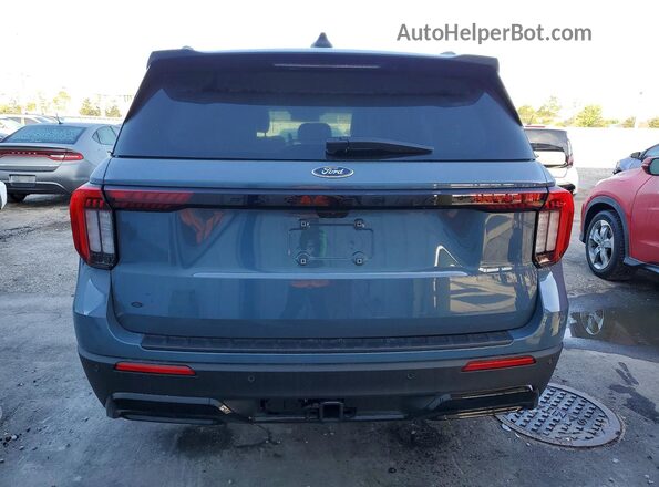 1FMUK7KH8SGC62944 2025 FORD EXPLORER Синий Вид сзади
