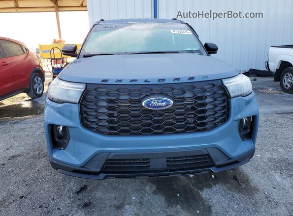 1FMUK7KH8SGC62944 2025 FORD EXPLORER Синий Вид спереди