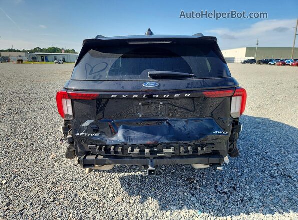 1FMUK8DH0SGA25982 2025 FORD EXPLORER Black Widok z tyłu