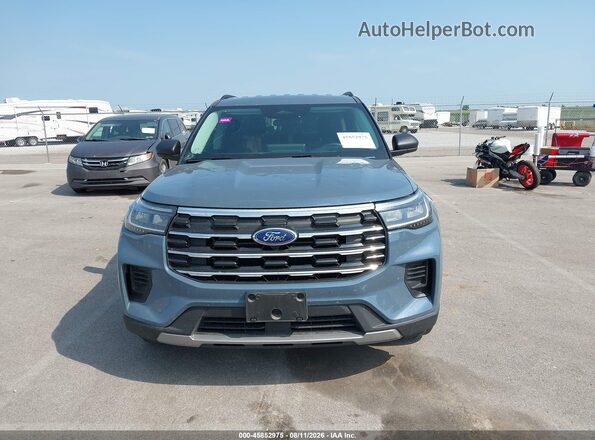 1FMUK8DH0SGC18164 2025 FORD EXPLORER Blue ხელსაწყოთა პანელის ხედი