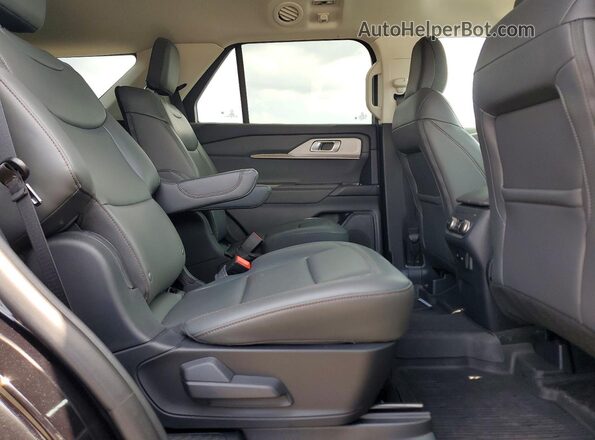 1FMUK8DH1SGA75581 2025 FORD EXPLORER Черный Вид задней части салона