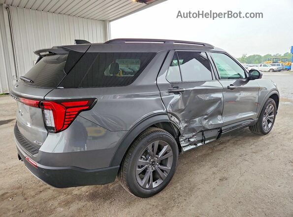 1FMUK8DH1TGA60709 2026 FORD EXPLORER Gray Trasero derecho