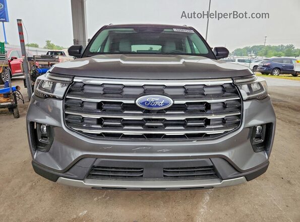 1FMUK8DH1TGA60709 2026 FORD EXPLORER Gray Vista frontal