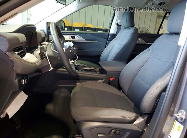1FMUK8DH4SGA04892 2025 FORD EXPLORER Gray Front interior view
