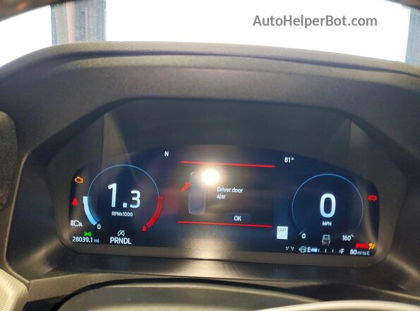1FMUK8DH4SGA04892 2025 FORD EXPLORER Gray Instrument cluster view