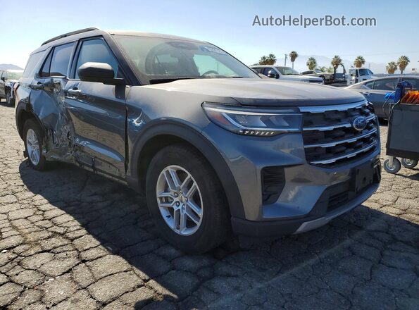 1FMUK8DH4SGC32259 2025 FORD EXPLORER Gray წინა მარჯვენა