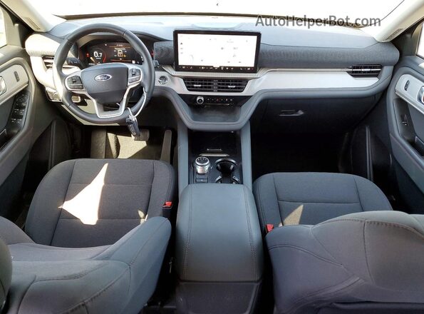 1FMUK8DH4SGC32259 2025 FORD EXPLORER Gray წინა პანელის ხედი