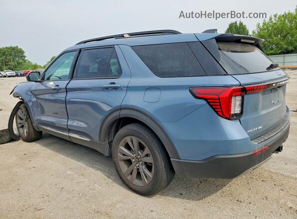 1FMUK8DH6SGA99049 2025 FORD EXPLORER Blue Задня ліва чверть