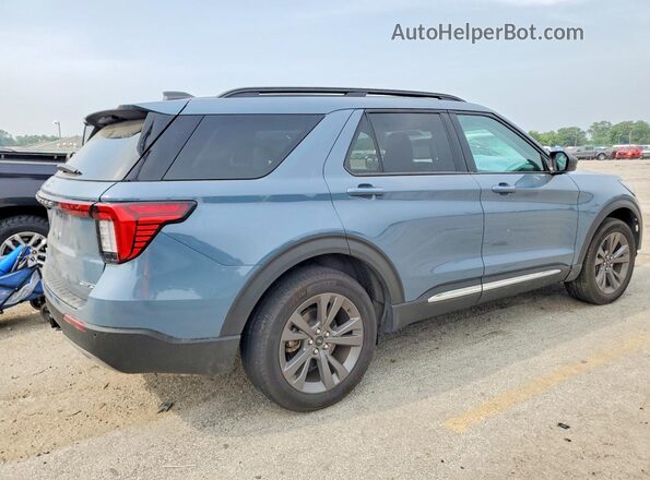1FMUK8DH6SGA99049 2025 FORD EXPLORER Blue Задня права чверть