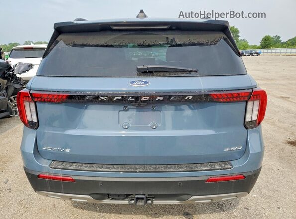 1FMUK8DH6SGA99049 2025 FORD EXPLORER Blue Вид ззаду