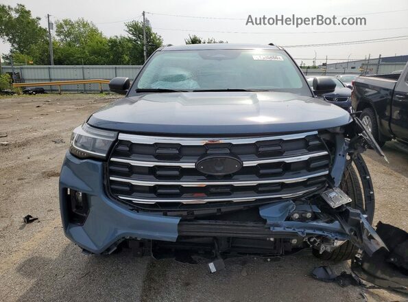1FMUK8DH6SGA99049 2025 FORD EXPLORER Blue Вид спереду