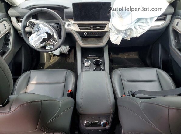 1FMUK8DH6SGA99049 2025 FORD EXPLORER Blue Вид панелі приладів