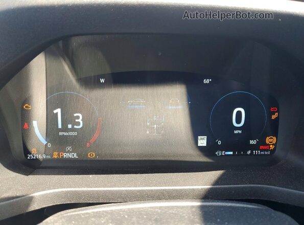 1FMUK8DH7SGA03395 2025 FORD EXPLORER Gray Widok zestawu wskaźników