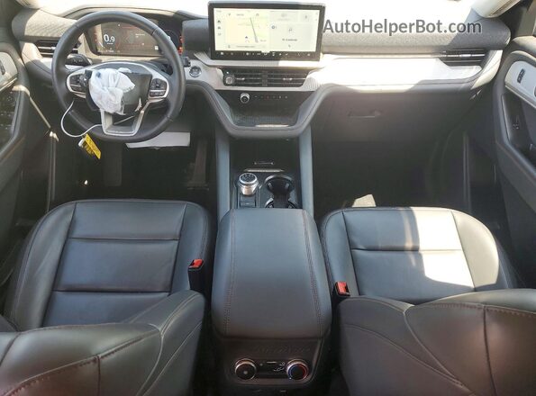1FMUK8DH7SGA03395 2025 FORD EXPLORER Gray Widok deski rozdzielczej