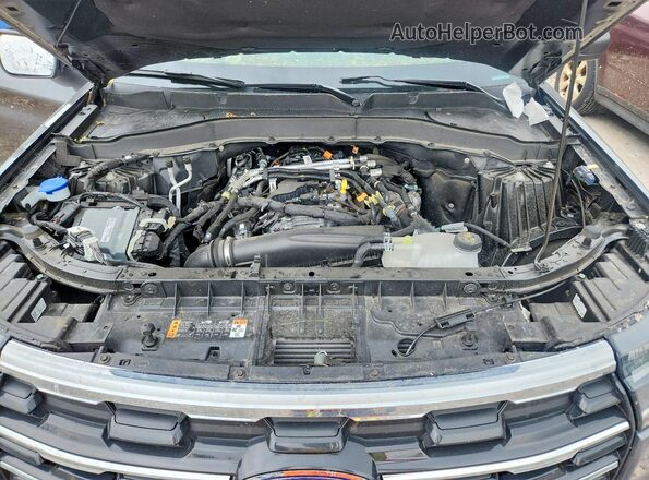 1FMUK8DH7SGC65692 2025 FORD EXPLORER Gray Engine compartment view