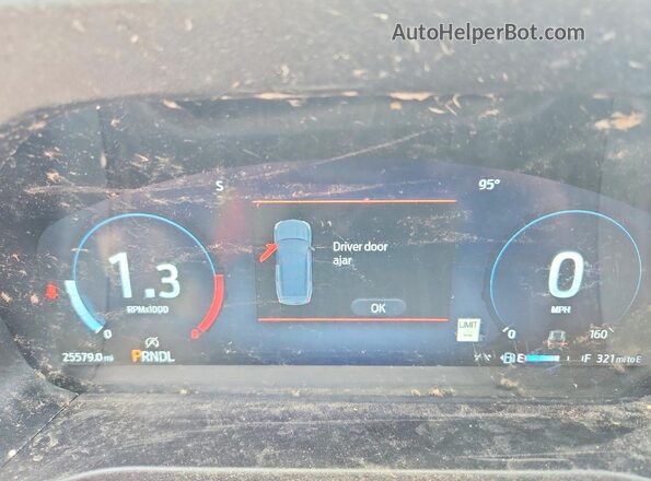 1FMUK8DH7SGC65692 2025 FORD EXPLORER Gray Instrument cluster view