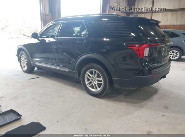 1FMUK8DH8SGC27288 2025 FORD EXPLORER Black უკანა მარცხენა