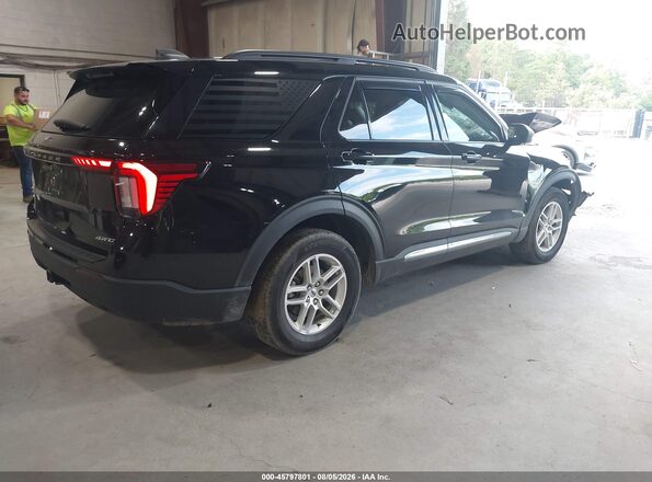 1FMUK8DH8SGC27288 2025 FORD EXPLORER Black უკანა მარჯვენა