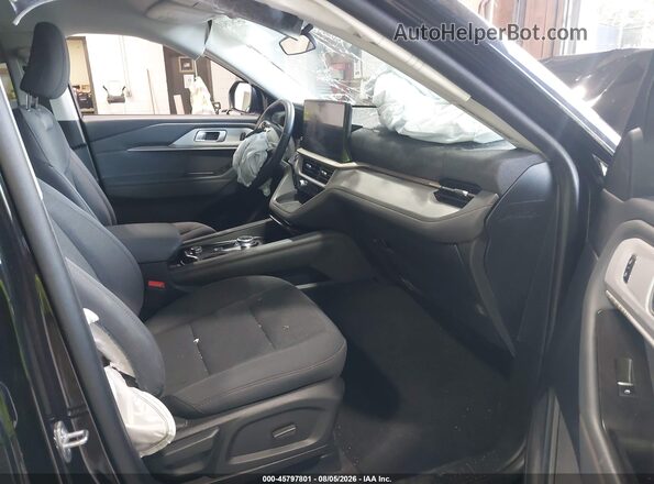 1FMUK8DH8SGC27288 2025 FORD EXPLORER Black წინა სალონის ხედი