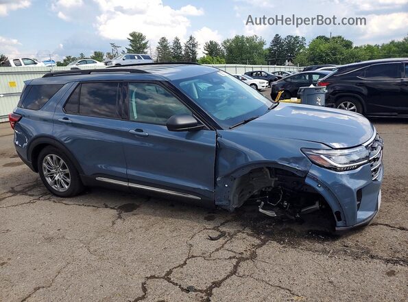 1FMUK8DH8SGC30451 2025 FORD EXPLORER Gray Передня права чверть