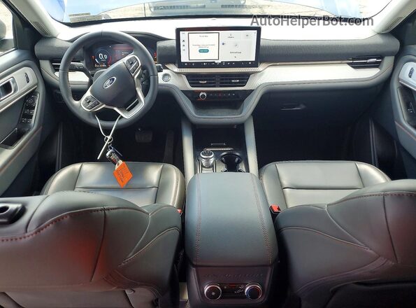 1FMUK8DH8SGC30451 2025 FORD EXPLORER Gray Вид панелі приладів