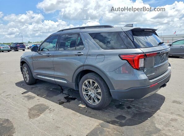1FMUK8DH9SGA61315 2025 FORD EXPLORER Gray Trasero izquierdo