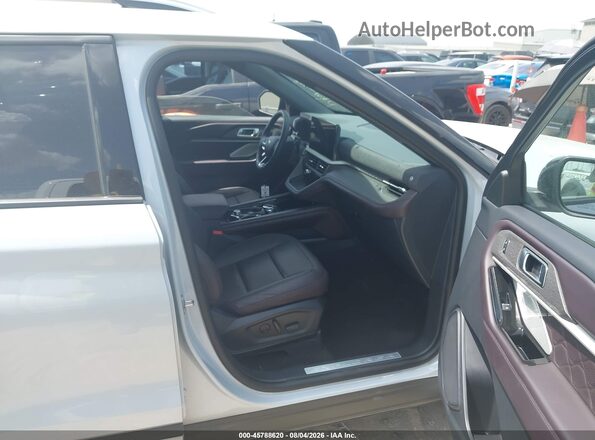 1FMUK8HH0TGA78497 2026 FORD EXPLORER White Widok wnętrza z przodu